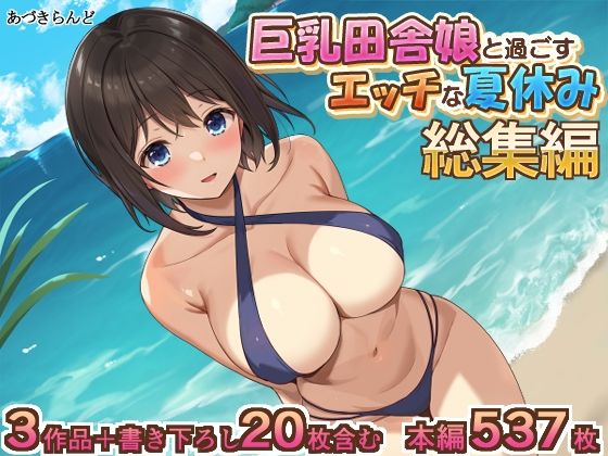 【イラスト・CG集】巨乳田舎娘と過ごすエッチな夏休み1・2・3総集編❤｜評価3.00