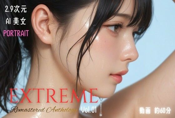 【3DCG】2.9次元AI美女 PORTRAIT EXTREME Remastered Anthology VOL.01 AI SEX 動画集❤｜評価4.60
