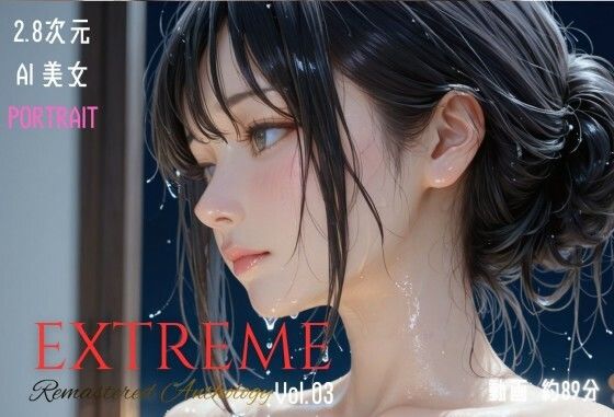 【イラスト・CG集】2.8次元AI美女 PORTRAIT EXTREME Remastered Anthology VOL.03 AI SEX 動画集❤｜評価5.00