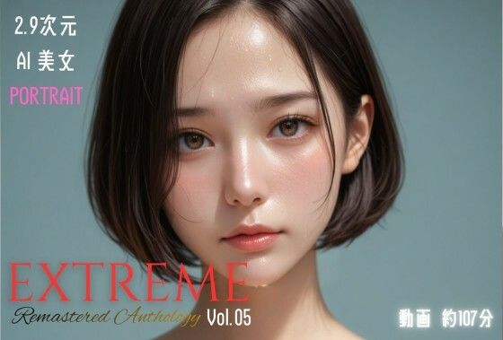 【3DCG】2.9次元AI美女 PORTRAIT EXTREME Remastered Anthology VOL.05 AI SEX 動画集❤｜評価5.00