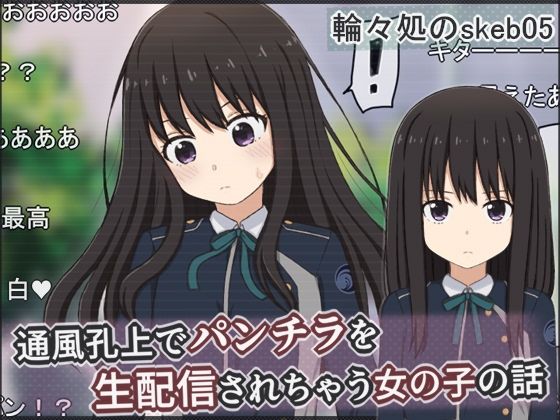 【辱め】通風孔上でパンチラを生配信されちゃう女の子の話❤｜評価
